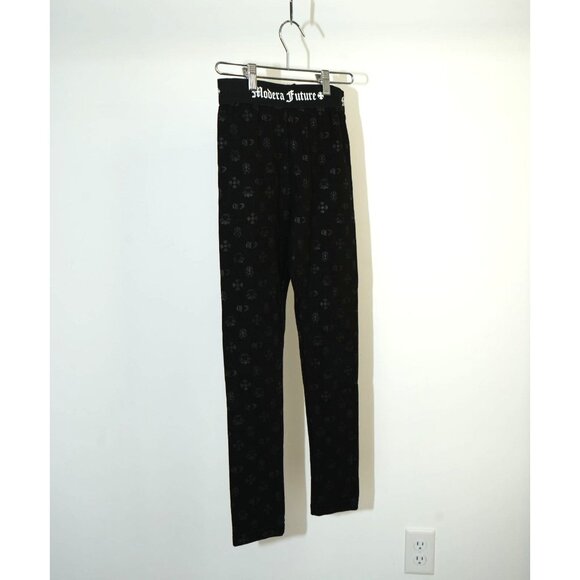 Chrome Hearts Modera Future Elastic Waist Leggings Black W23 Women's - Picture 1 of 6